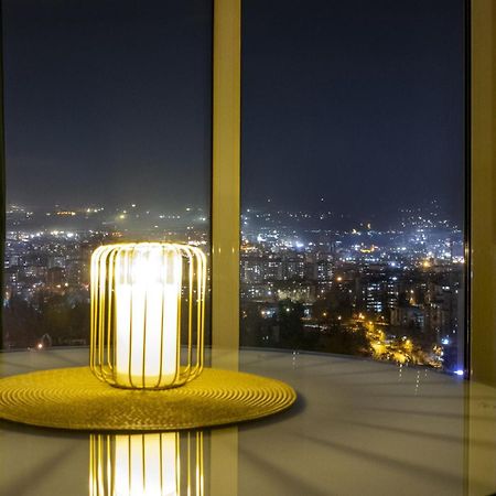 Luxury Condo On 18Th Floor With Pool, Fitness, Parking Included. Скопье Экстерьер фото