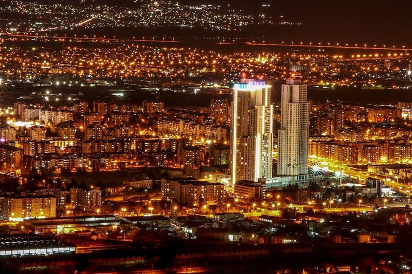 Luxury Condo On 18Th Floor With Pool, Fitness, Parking Included. Скопье Экстерьер фото