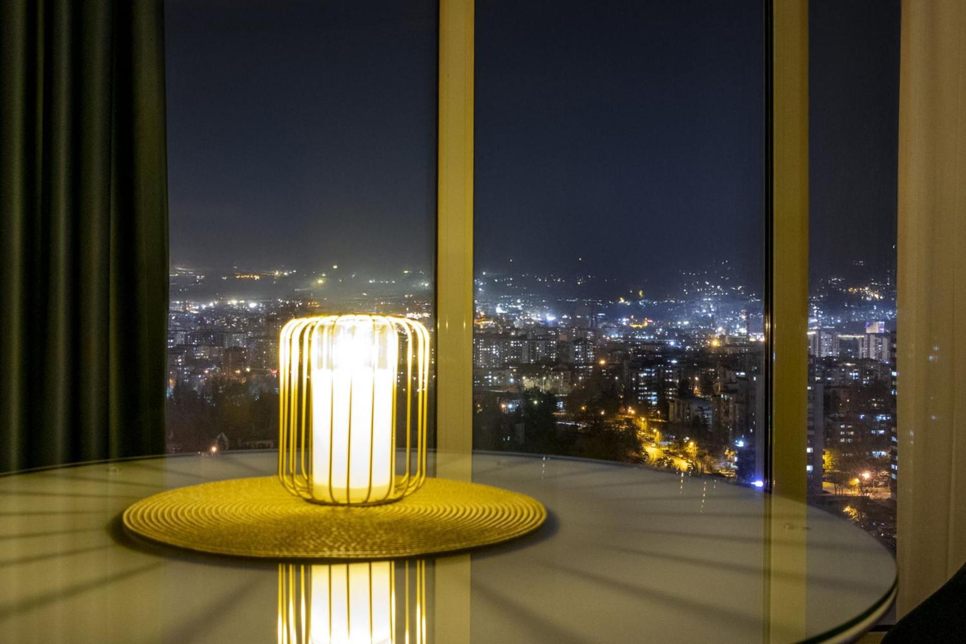 Luxury Condo On 18Th Floor With Pool, Fitness, Parking Included. Скопье Экстерьер фото